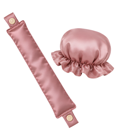 Set de 3 piezas de rulo de satén